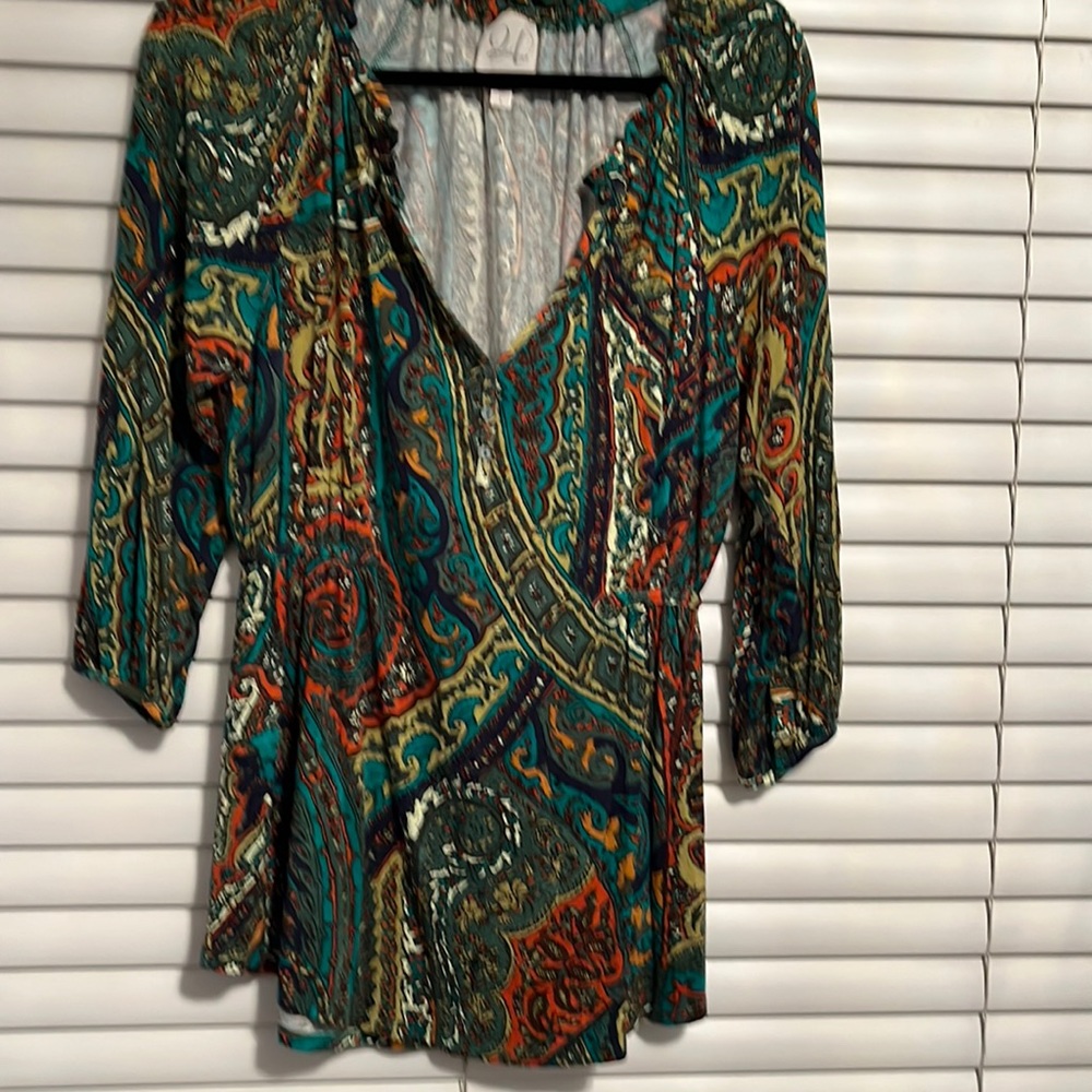 Julienne Paisley Ladies Top L